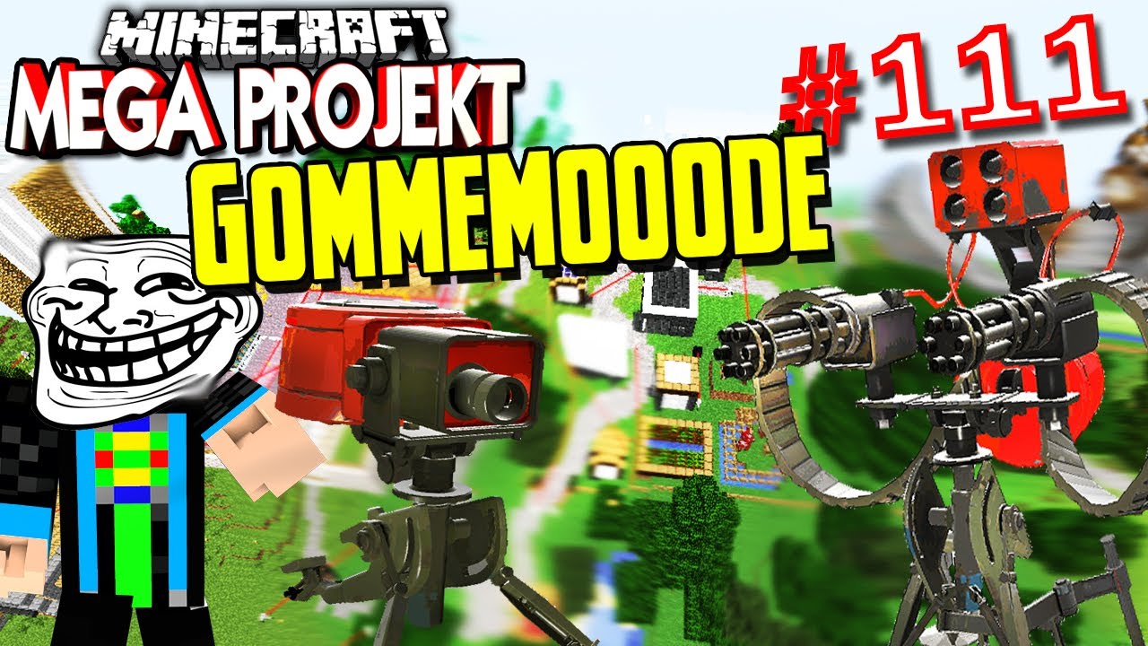 Sentry Gun Troll :D Der WAHRE GOMMEMODE ! :D - Minecraft MEGA PROJEKT #111 [Deutsch] [HD]