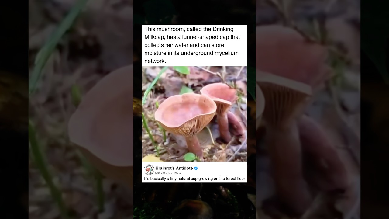 A Drinking Mushroom