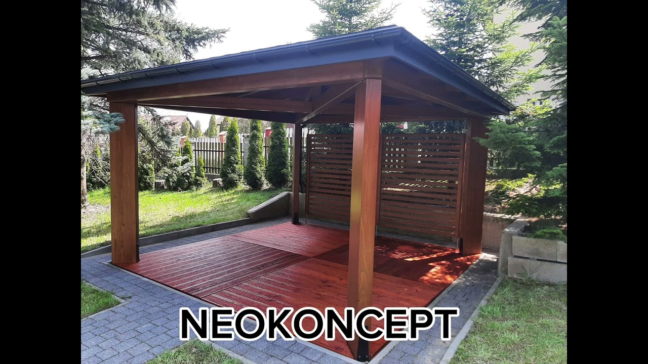 Nowoczesna altana modena 4M