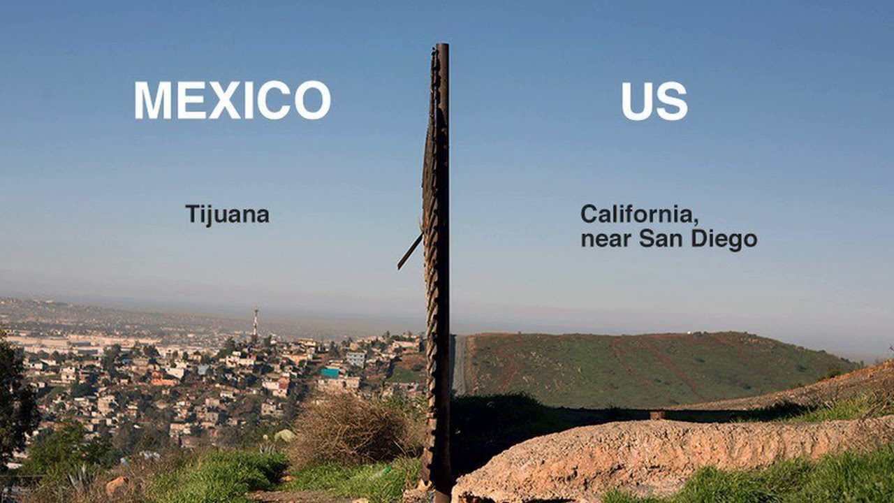 Trump's wall: High winds blow over section of US-Mexico border fence