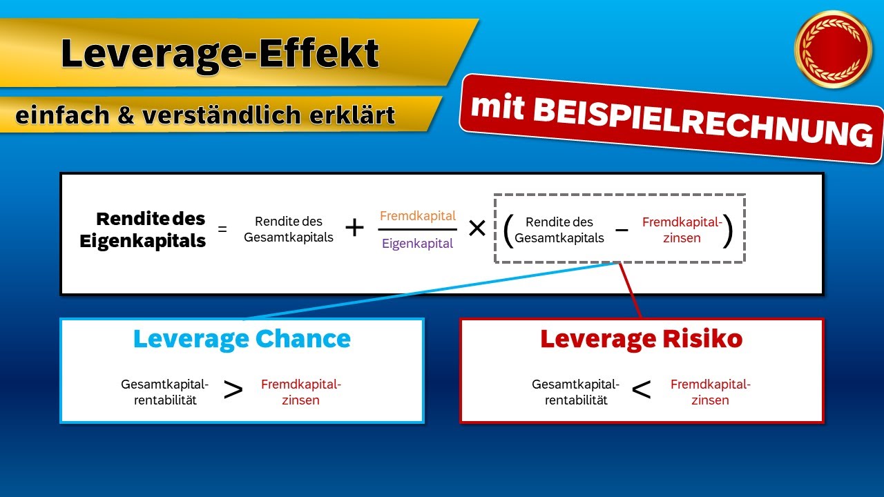 Leverage-Effekt - 👨🏼&zwj;🎓 EINFACH ERKL&Auml;RT 👩🏼&zwj;🎓