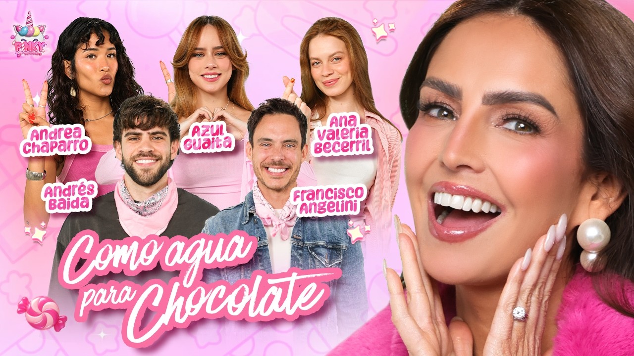Azul Guaita, Andrea Chaparro, Ana Valeria, Andr&eacute;s Baida y Francisco en Pinky Promise T. 9 - Ep. 3