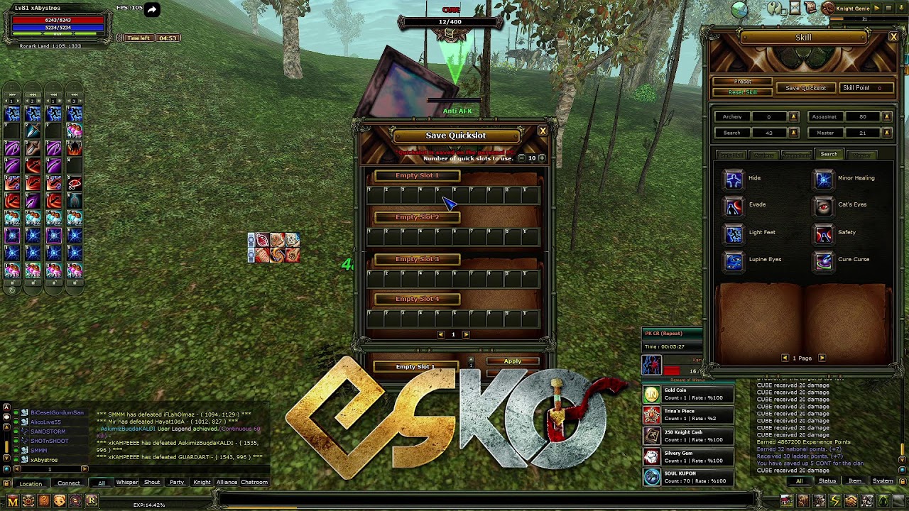 EskoGame.org 25xx FARM Server #knightonline #esko // VIP PAKET ÜCRETSİZ !!