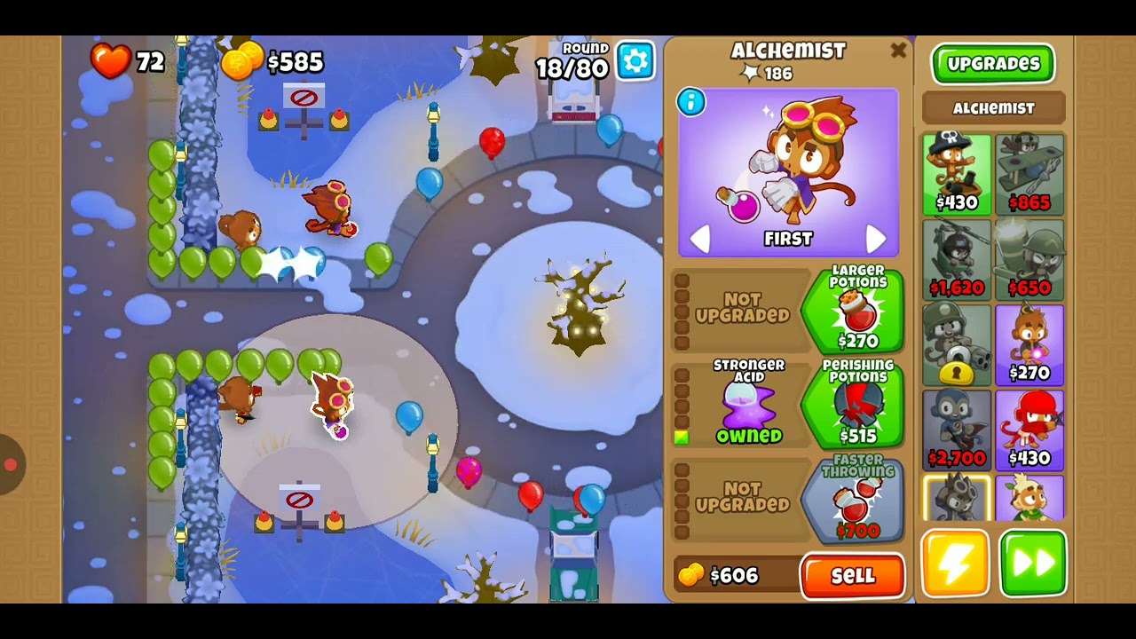 Main bloons tower defense 6 (walau aku gk bisa mainnya)