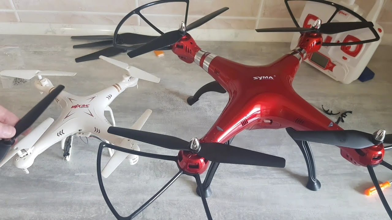 SYMA X8HG распаковка полный обзор инструкция сравнение первый полёт
