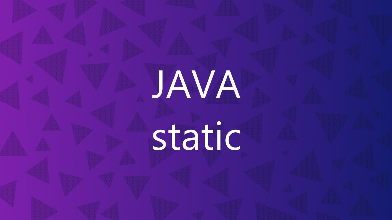 Java tutorial polski - 21 - static, pola i metody statyczne