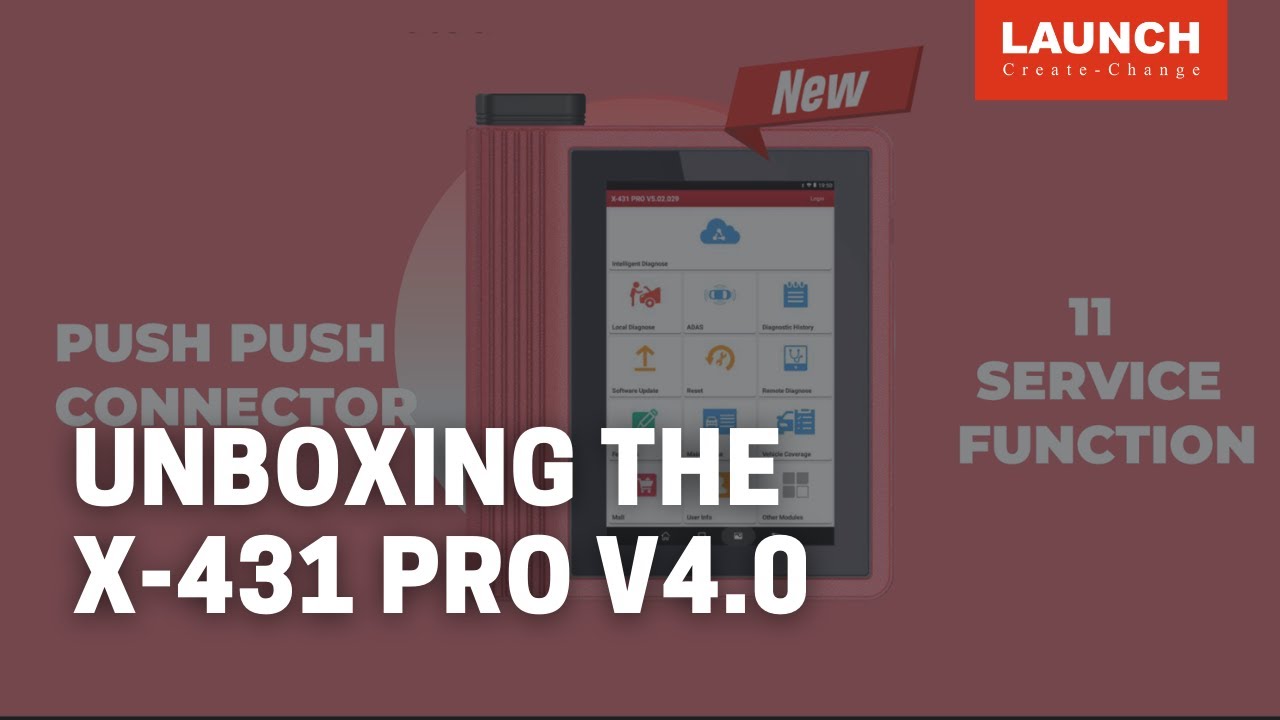 X-431 PRO V4.0 | Unboxing the X431 PRO V4.0 | LAUNCH