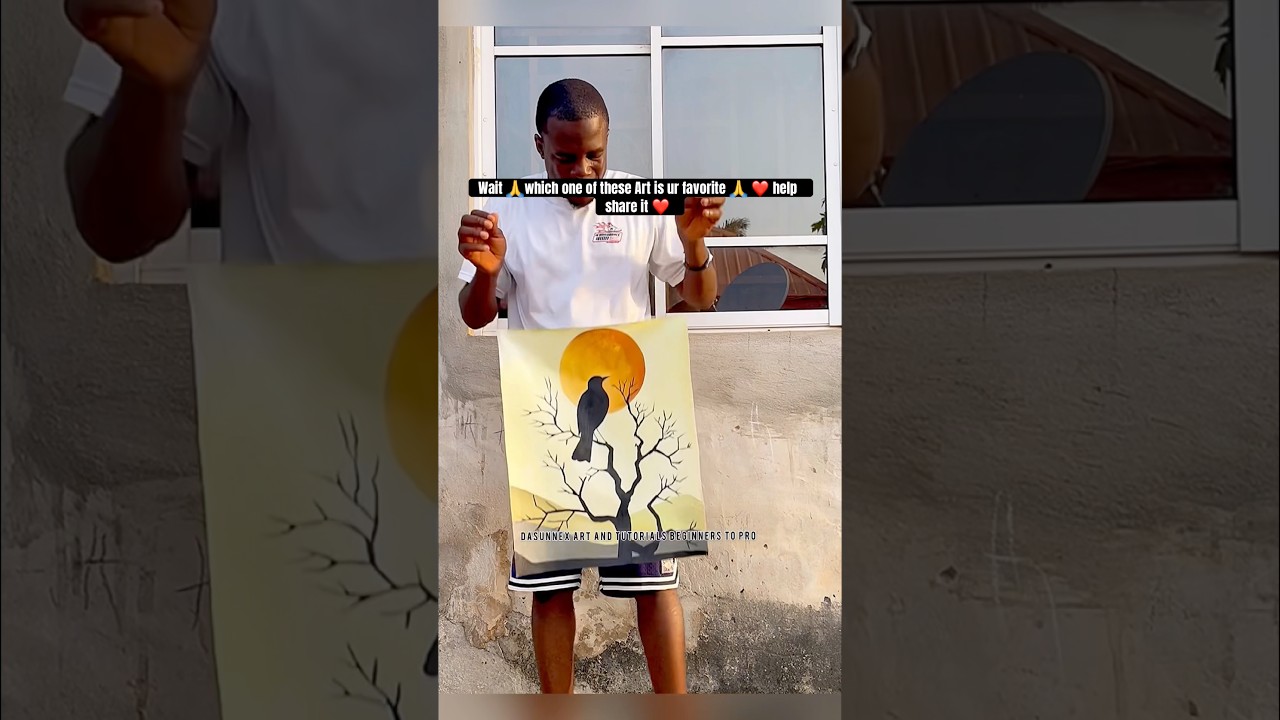 Watch This Easy Painting with acrylic paint 