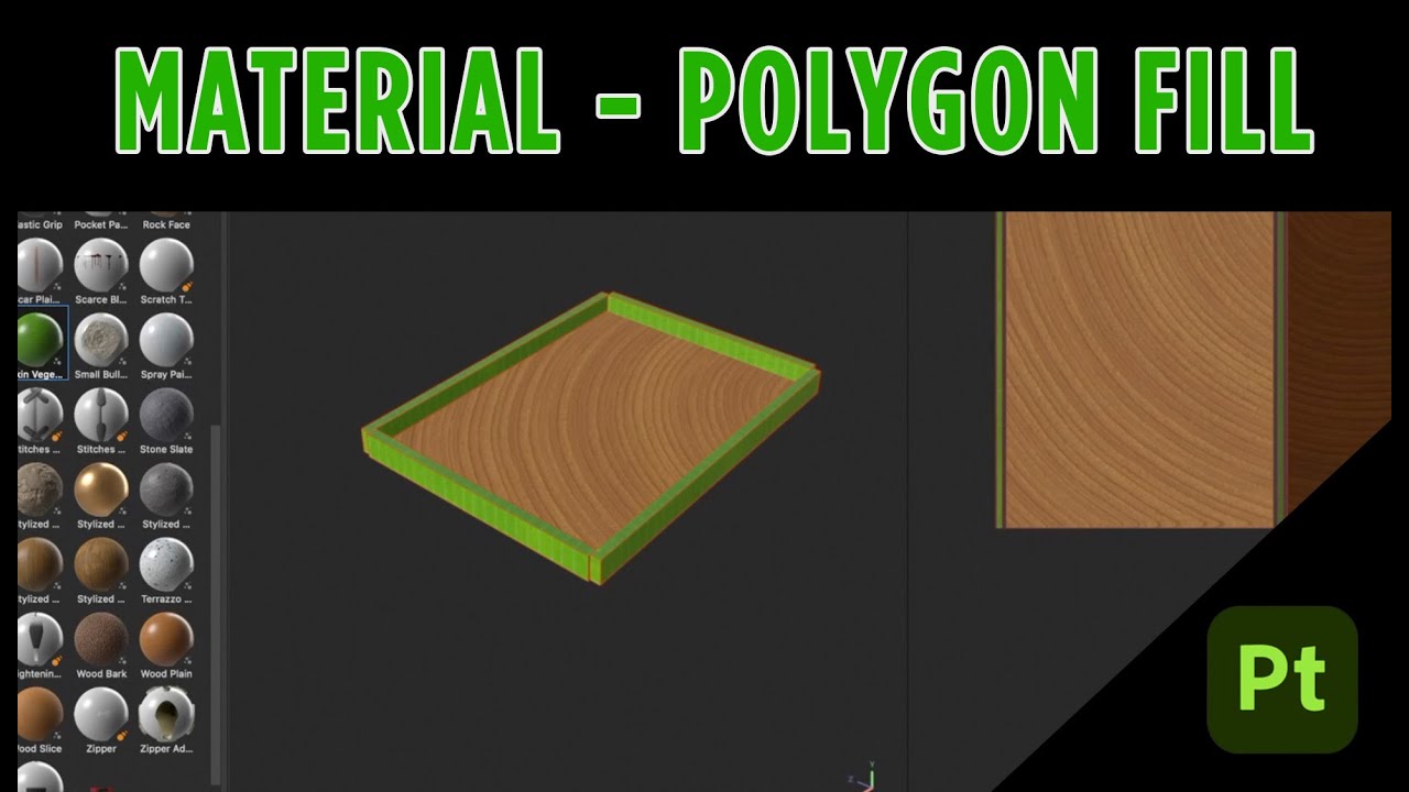 How to Use Polygon Fill with Material in Substance Painter &ndash; Easy & Fast!