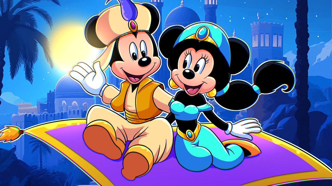 Mickey and Minnie Sing A Whole New World