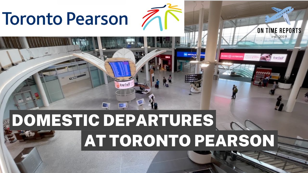 Toronto Pearson Airport (YYZ) Domestic Departures Terminal 1 Walkthrough