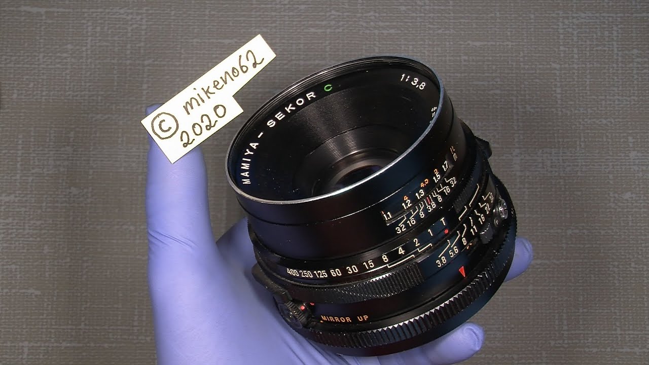 Работа с объективом Mamiya-Sekor C f=127mm 1:3.8 для Mamiya RB. Разборка на лепестки диафрагмы.