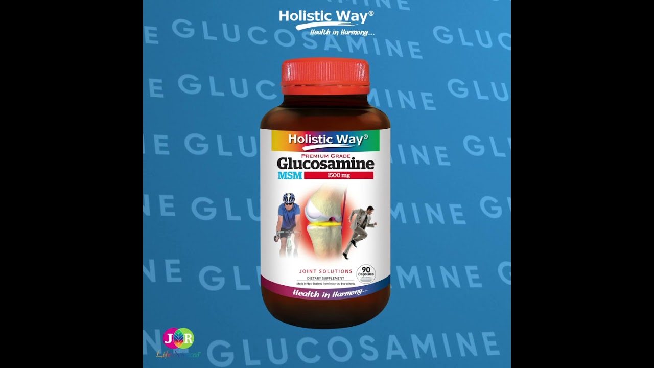 Holistic Way Premium Grade Glucosamine 1500mg + MSM