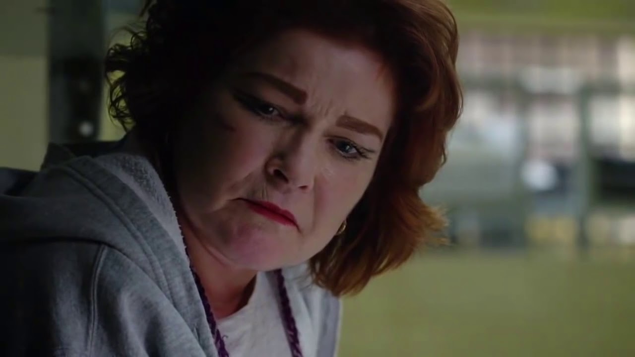 OITNB 4x08 piper tells red she got branded