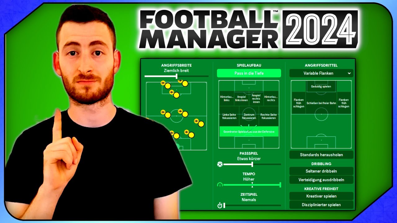 Taktik Einstellungen I FM24 Tutorial deutsch