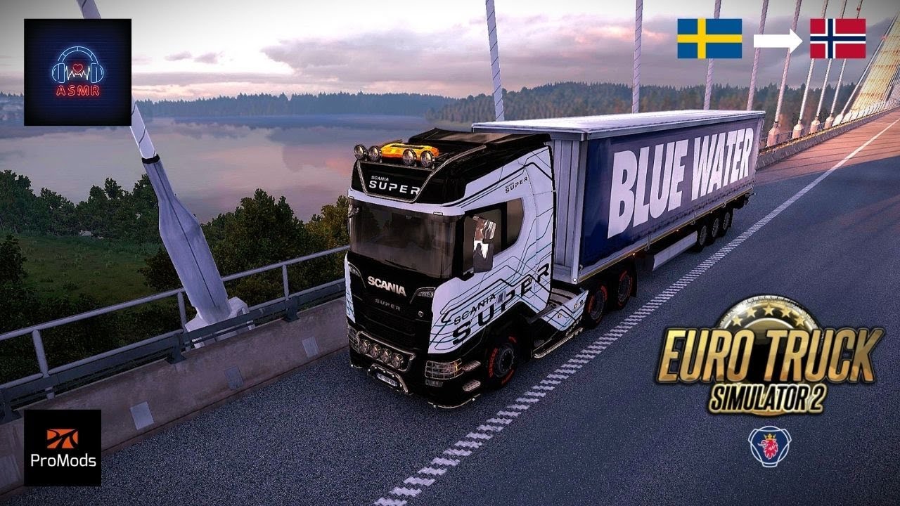 Scania Super V8 | Jönköping → Dombås | Empty Pallets | ETS2