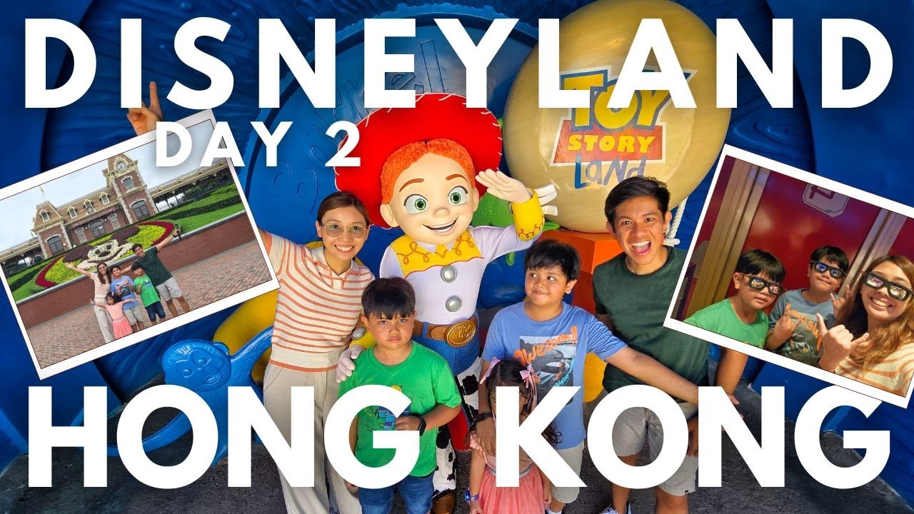 Disneyland Day 2 Magic! 🎆🎢 Scary Rides, Princess Meet & Fireworks Farewell | Hong Kong Adventure
