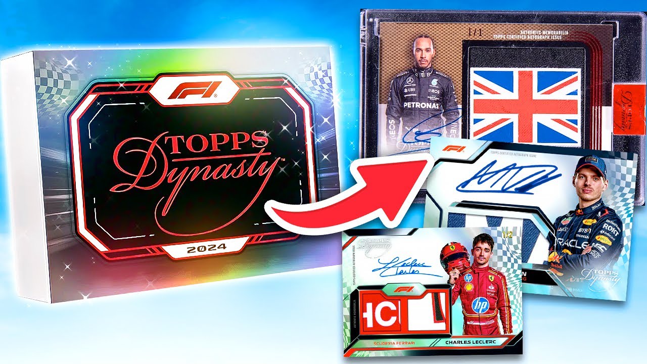 $1,700 FOR ONE CARD? Opening 2024 TOPPS DYNASTY Formula 1