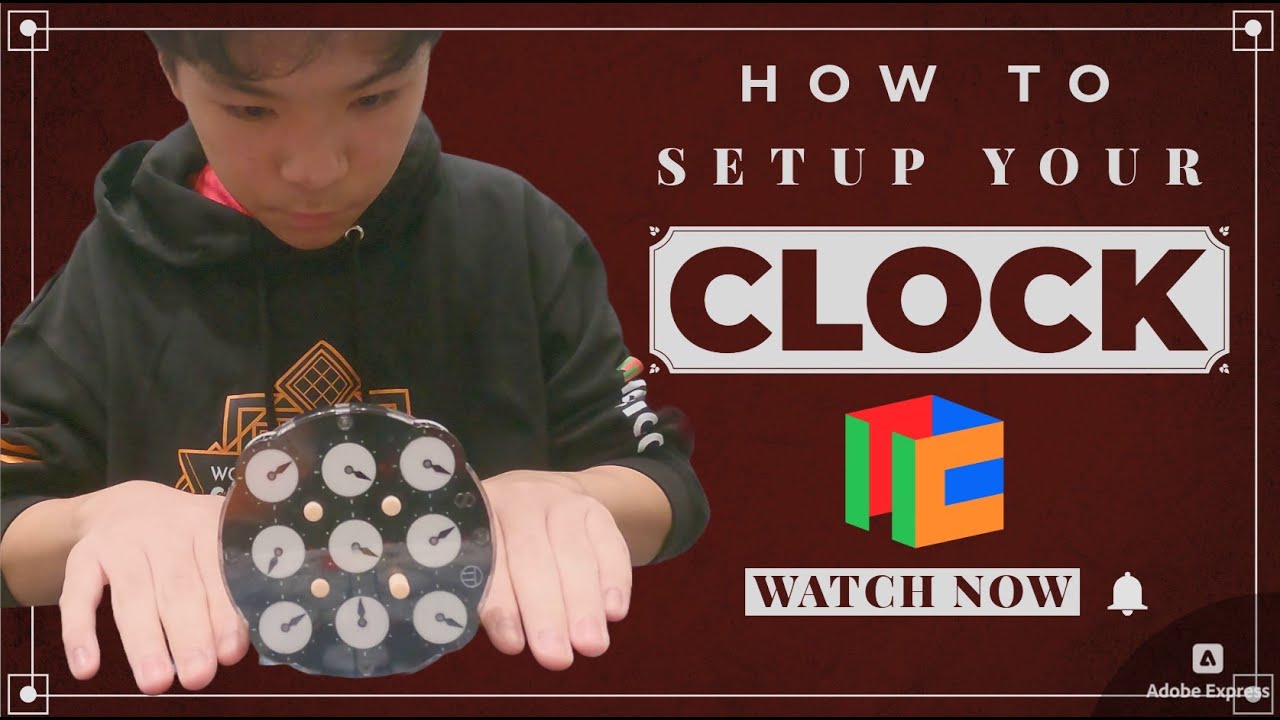 QiYi Magnetic Clock - How to set up your clock.