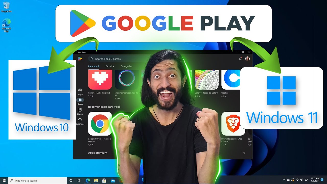 FINALMENTE! Google Play pode ser instalada no WINDOWS!!