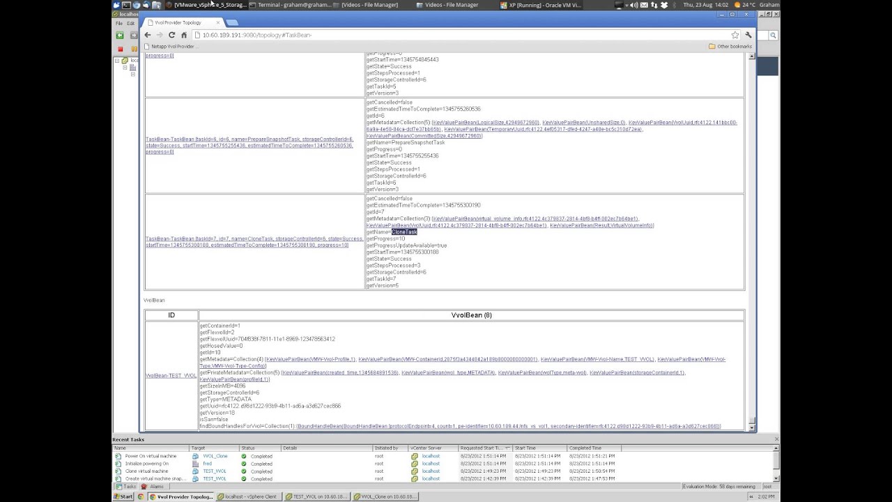 VVOL Demo - deep dive into the NetApp VASA VP
