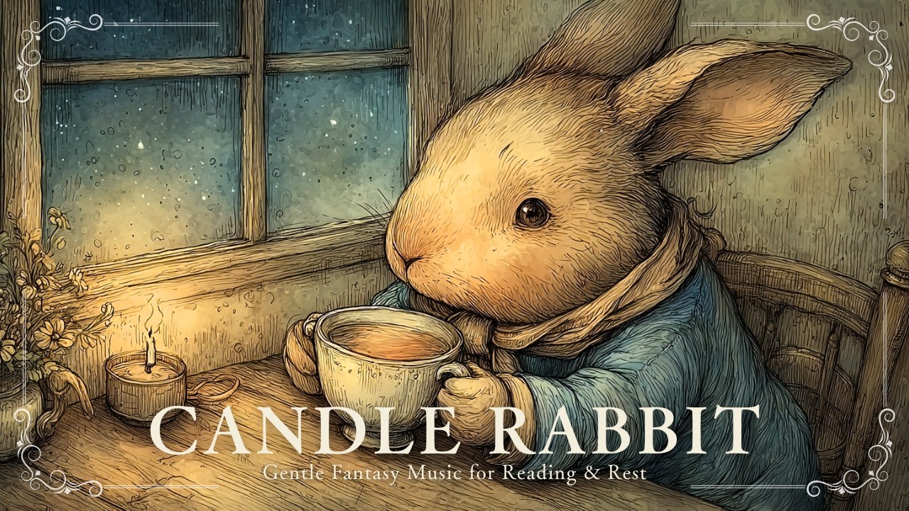 [Celtic Music] Rabbit by Candlelight 🕯️— Gentle Fantasy Music for Reading & Rest