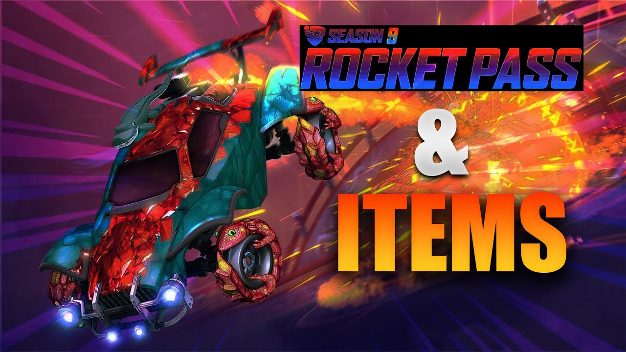 All New Season 9 Rocket Pass Items and New Tournament Rewards!