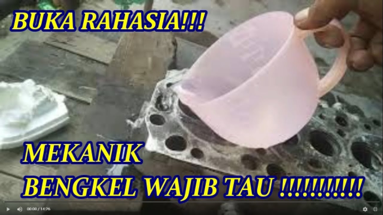 CARA MENCARI LETAK BAGIAN YG PECAH  PADA SILINDER HEAD~DETECTION CYLINDER HEAD LEAK