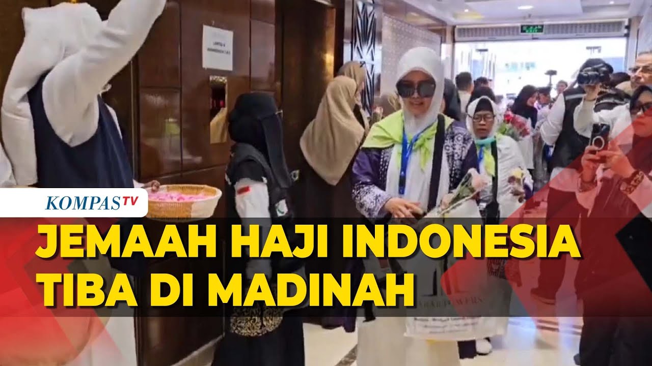 Jemaah Haji Indonesia Kloter Pertama Tiba di Madinah