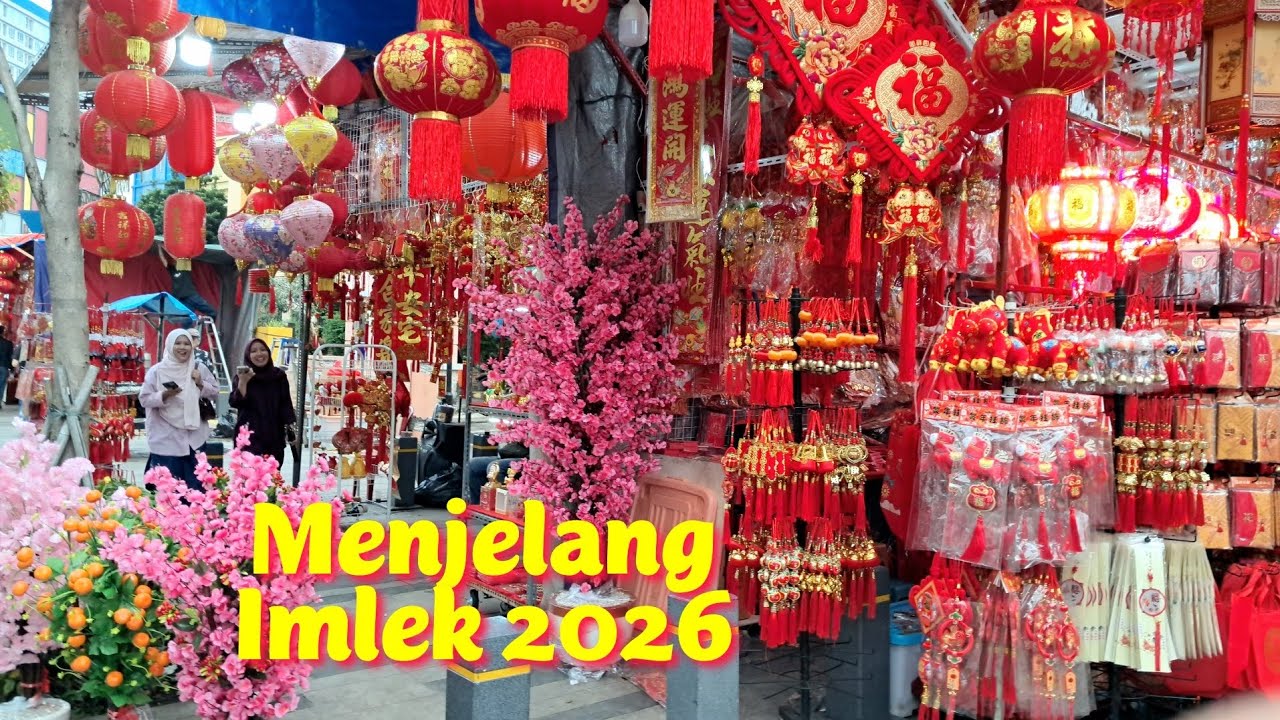 Glodok Memerah Berburu Hiasan Pernak Pernik Imlek 2026 Di Pancoran Pecinan Glodok Yang Meriah