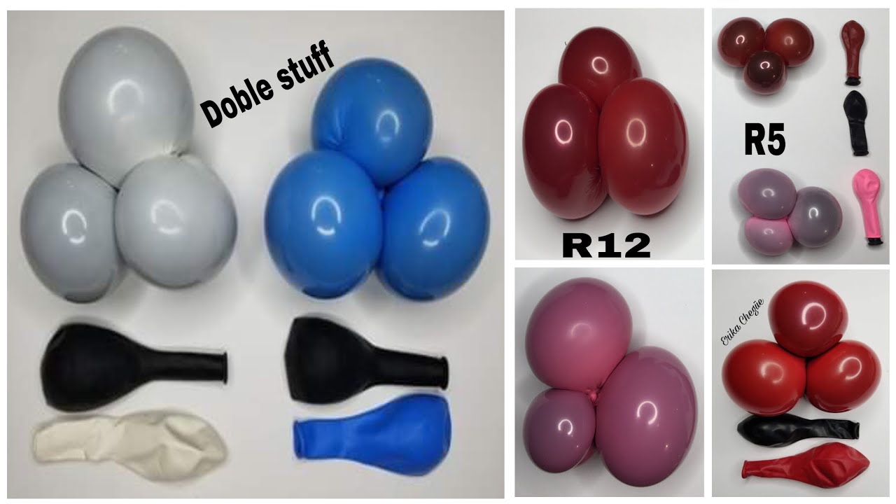 COMO DIVIR  1 GLOBO EN 3 O 2 CON TÉCNICA DOBLE STUFF CON GLOBOS 🎈 PARA DECORACIÓN FIESTAS