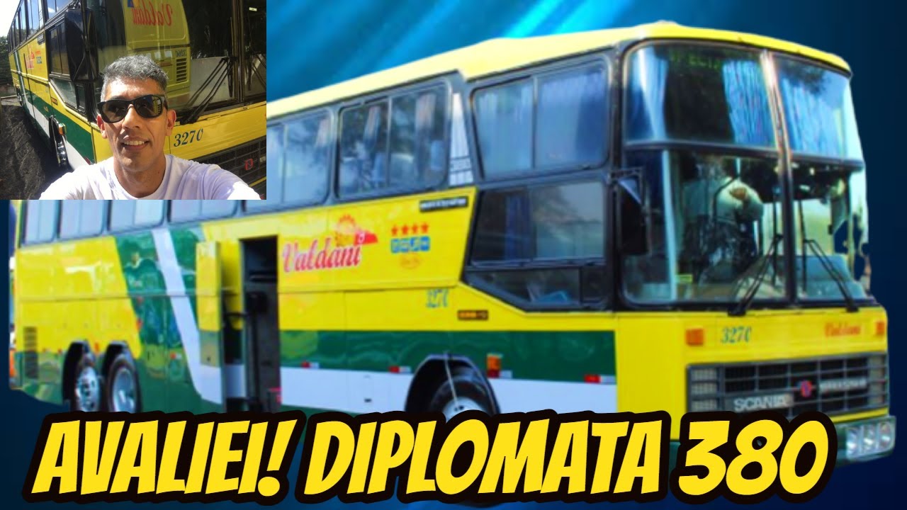 DIPLOMATA 380 SCANIA K 112TL, EXECUTIVO! FINALMENTE CONHECI A MÁQUINA!