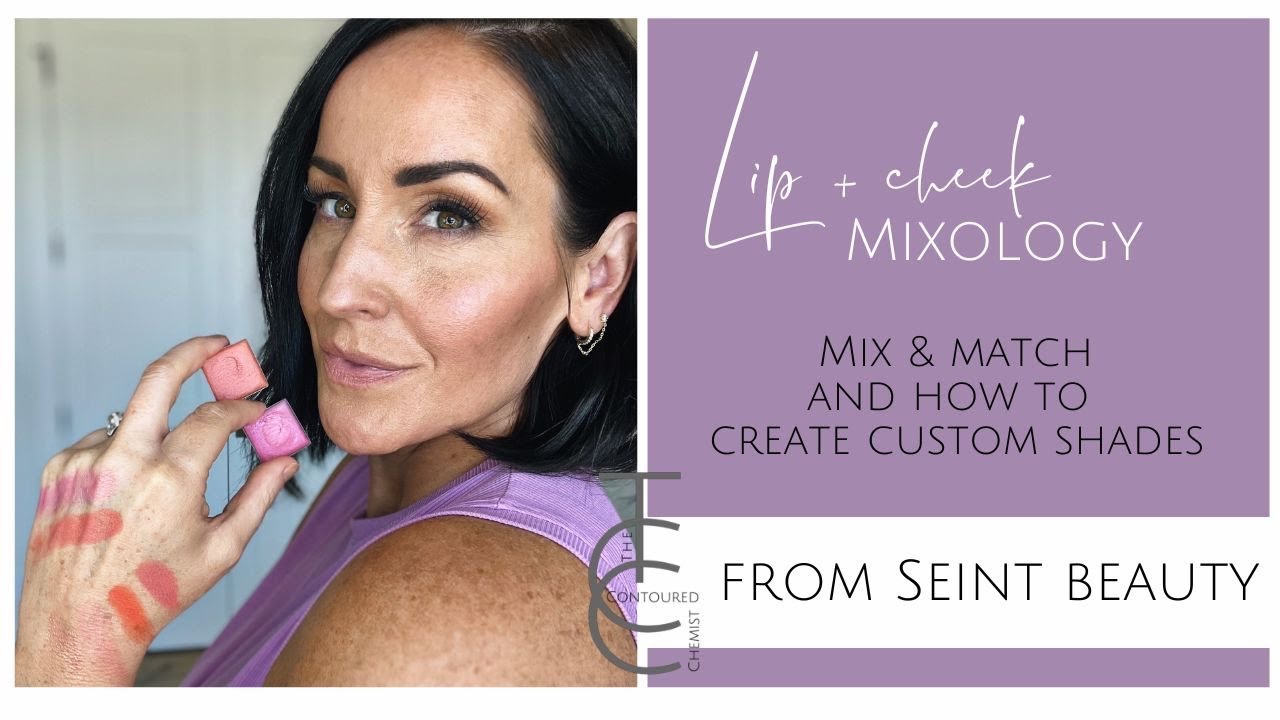 Mixing, Matching and Creating Custom Lip and Cheek Shades using Seint Beauty IIID Foundation