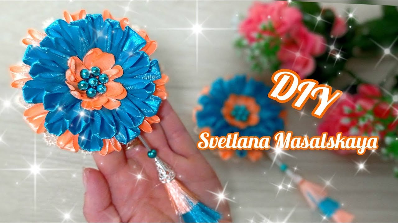 Новый заказ на яркие бантики.Бантики из атласной ленты  2,5 см.Satin ribbon bows 2.5 cm./DIY