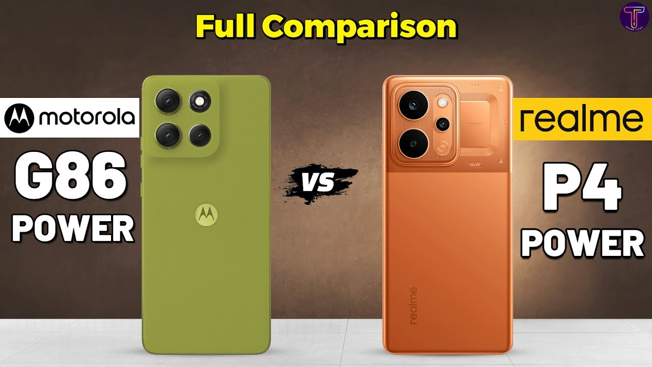 Moto G86 Power vs Realme P4 Power : Full Comparison 🤔❓