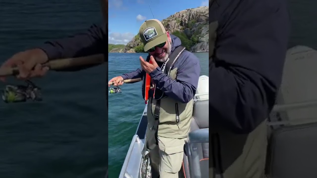 Martin Falklind p&aring; Havs&ouml;ringsfiske med Jonas Nordig&aring;rds