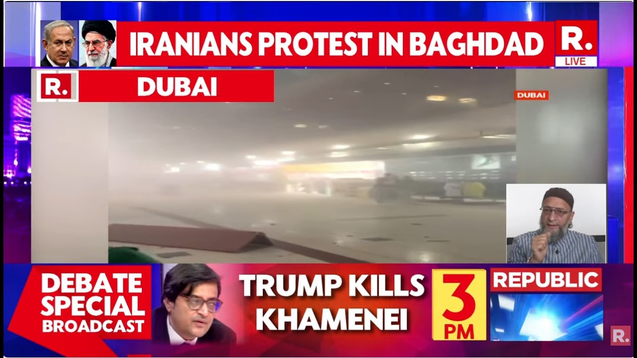 LIVE: AIMIM's Owaisi's First Reaction On US-Israel Joint Strikes On Iran, Khamenei Assassinated