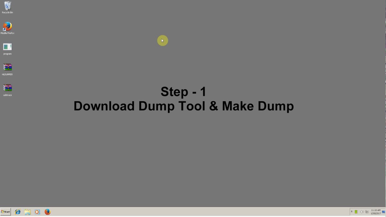 How Make Sentinel HL Dump & Usbtrace Log