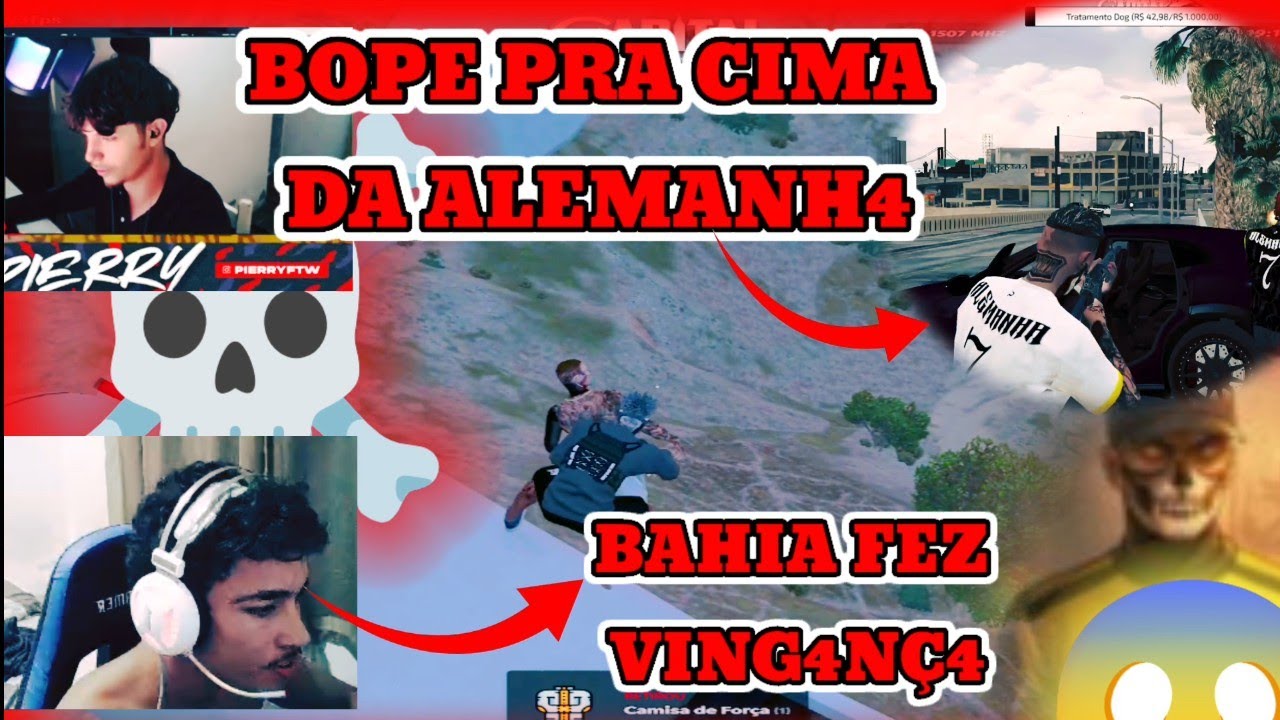 🔥 URGENTE 🔥BOPE FAZENDO VING4NÇA CONTRA ALEMANH4😱//GTA RP