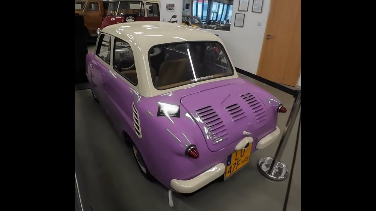 Mikrus MR-300 1957.Og&oacute;lny ogląd mikrosamochodu.