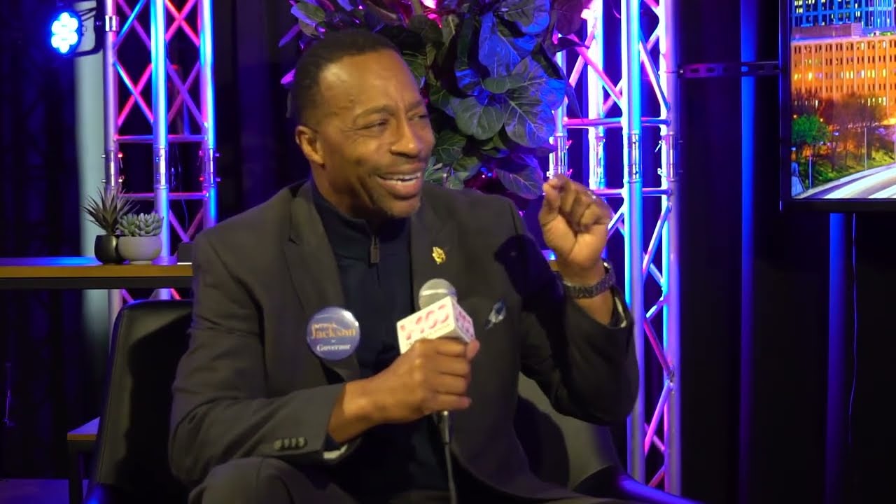 Canidate for Governor Derrick Jackson sat down with Dr.Maria Boynton On 