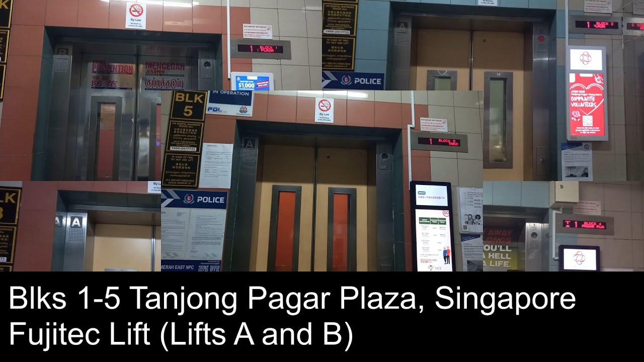 Blks 1-5 Tanjong Pagar Plaza - Fujitec Lift (Lifts A and B)