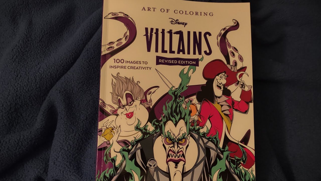 Art of Coloring: Disney Villains Revised Edition | Flip Through