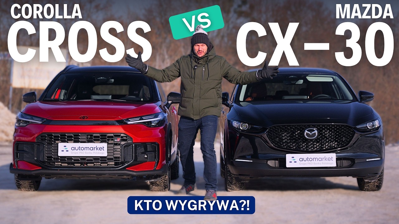 Toyota Corolla Cross vs Mazda CX-30 – czy japońskie SUV-y mają sens?