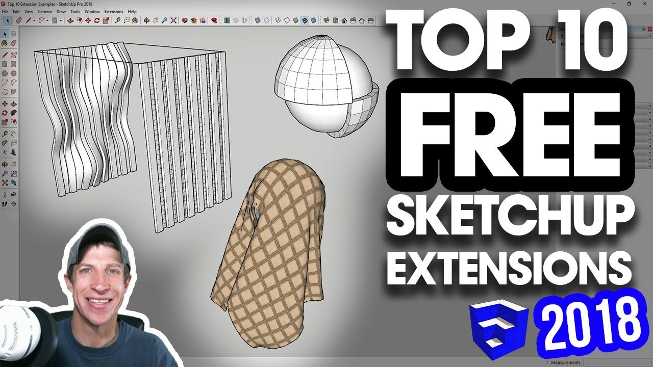 The TOP 10 FREE SketchUp Plugins of 2018!