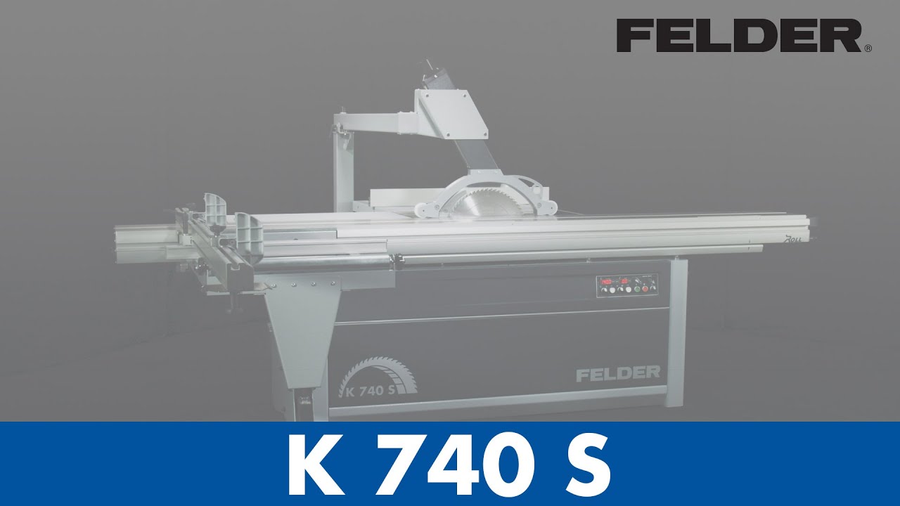Felder&reg; K 740 S - Sliding table panel saw with a maximum cutting height of 140 mm | Felder Group