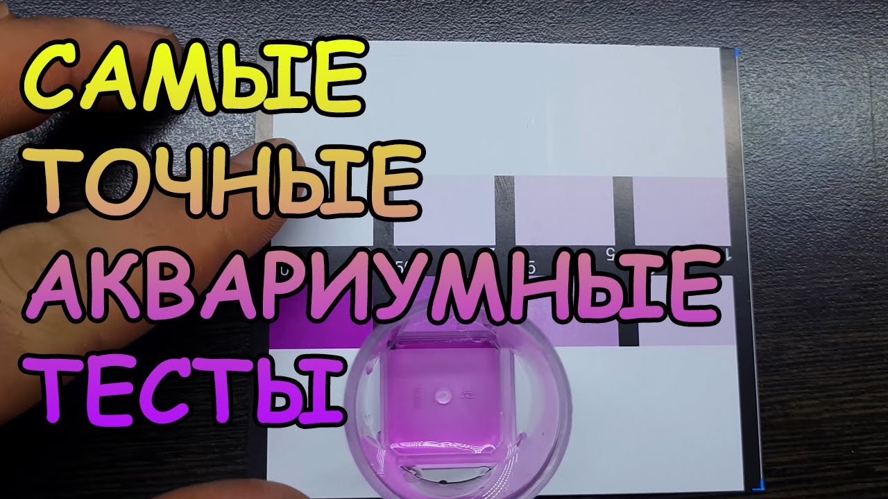 САМЫЕ ТОЧНЫЕ ТЕСТЫ ДЛЯ АКВАРИУМА