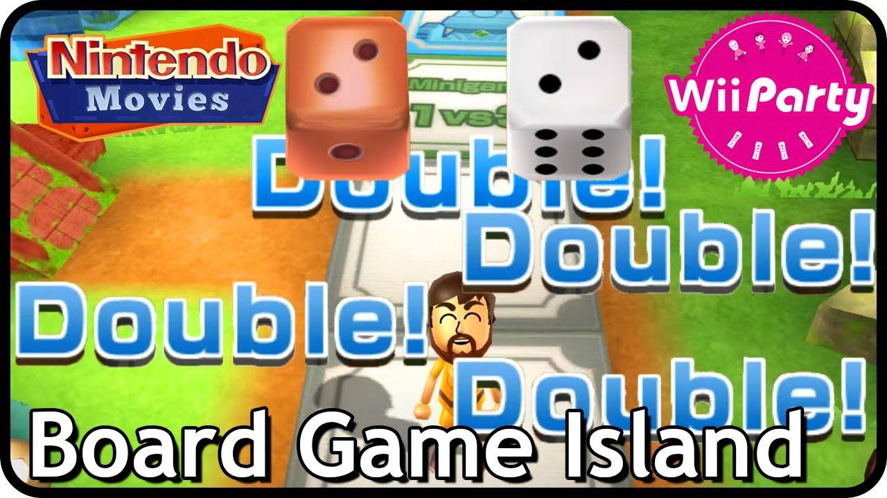 Wii Party - Board Game Island (4 players, Rik vs Myrte vs Danique vs Bryan)