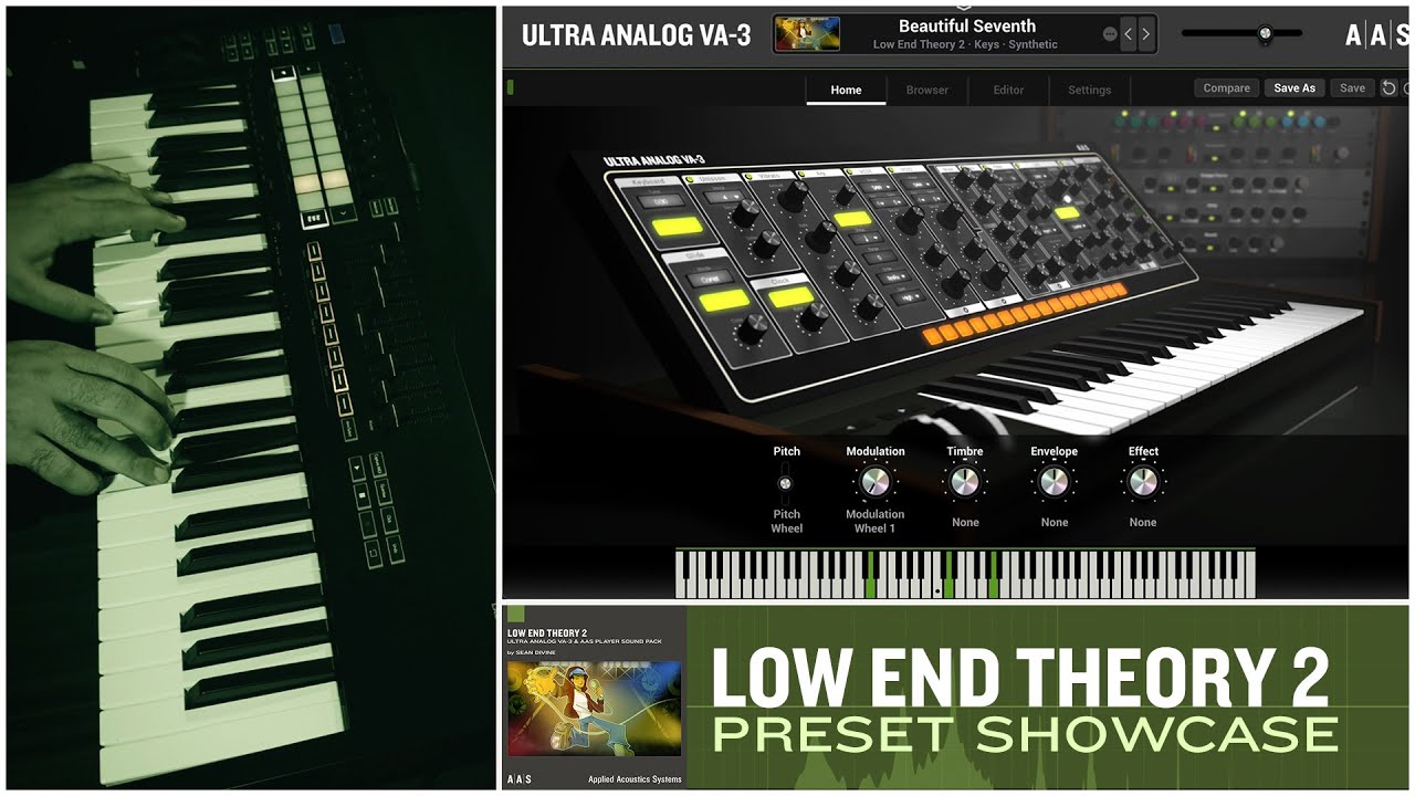 AAS Low End Theory 2 Showcase&mdash;Sean Divine sound pack for Ultra Analog Va-3 and AAS Player