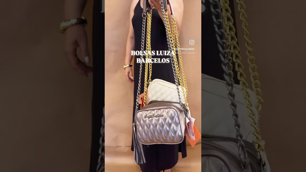 Bolsas tiracolo em couro Luiza Barcelos dispon&iacute;veis em nosso site. www.quattrocalcados.com.br